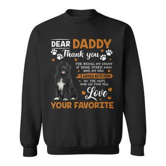 Newfoundland Dog Dear Daddy Thank You For Being My Daddy Sweatshirt - Monsterry AU