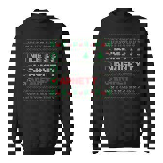 Nice Naughty Arnett Christmas List Ugly Sweater Sweatshirt | Mazezy