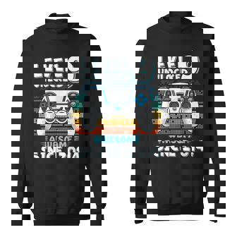 Nine 9Yr Bday Son Boy Funny Gamer 9Th 9 Year Old Birthday Sweatshirt | Seseable FR
