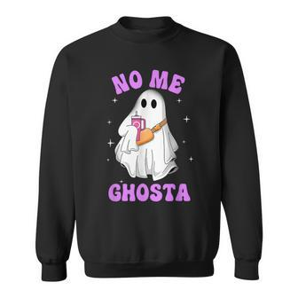 No Me Ghosta Mexican Halloween Ghost Sweatshirt - Monsterry UK