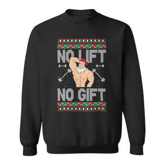 No Lift No Gift Fitness Trainer 1 Sweatshirt - Monsterry UK