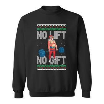No Lift No Gift Fitness Trainer Sweatshirt - Monsterry UK