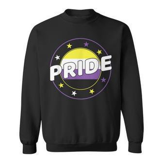 Non-Binary Enby Pride Lgbt Sweatshirt | Mazezy