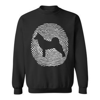 Norrbottenspets Dna I Fingerprint Norrbottenspets Dog Sweatshirt | Mazezy
