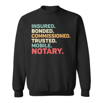 Notary Person Public Attorney At Law Notary Signer Lawyer Sweatshirt | Mazezy