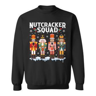Nutcracker Squad Holiday Christmas Xmas Pajama Sweatshirt - Seseable