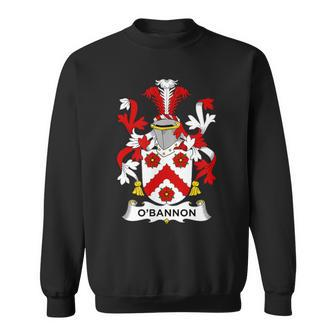 O'bannon Coat Of Arms Family Crest Sweatshirt | Mazezy