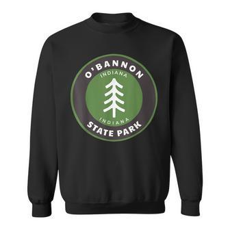 O'bannon State Park Indiana Outdoors In Forest Badge Sweatshirt | Mazezy