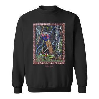 Occult Baba Yaga Russia Horror Gothic Grunge Satan Vintage Russia Sweatshirt | Mazezy DE