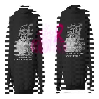 In October We Wear Pink Pumpkin Breast Cancer Awareness Sweatshirt - Seseable