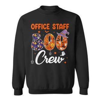 Office Staff Boo Crew Matching Halloween Costume Sweatshirt | Mazezy