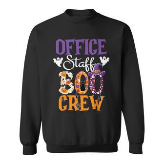 Office Staff Boo Crew Matching Autumn Halloween Costume Sweatshirt | Mazezy