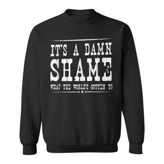 Oliver Anthony It's A Damn Shame What The Worlds Gotten To Sweatshirt - Seseable