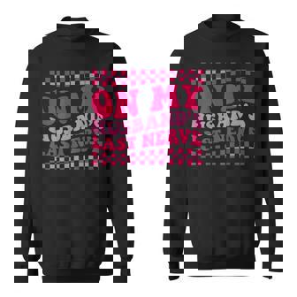 On My Husbands Last Nerve On Back Sweatshirt | Mazezy