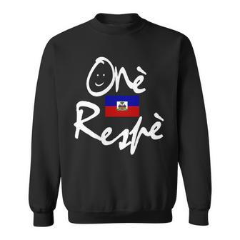One Respe Haiti Independence 1804 Lakay Sweatshirt | Mazezy