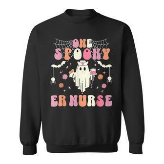 One Spooky Er Nurse Halloween Emergency Department Nurse Sweatshirt | Seseable CA