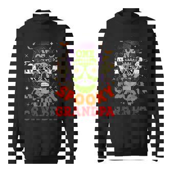 One Spooky Grandpa Halloween Horror Man Sunglasses Family Sweatshirt - Monsterry