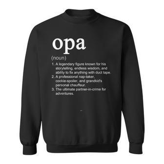 Opa Definition Funny Cool Sweatshirt | Mazezy