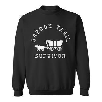 Oregon Trail Video Game Survivor Sweatshirt - Seseable