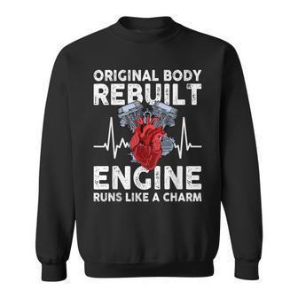 Original Body Rebuilt Engine Runs Like A Charm Sweatshirt | Mazezy