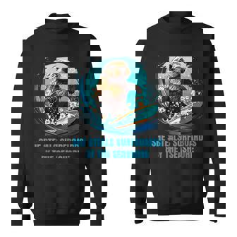 Otter 841 Surfing Otter She Steals Surfboards Otter 841 Sweatshirt - Thegiftio