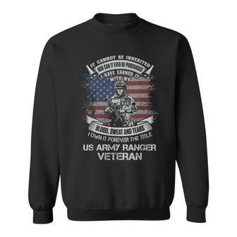 Own Forever The Title Us Army Ranger Veteran Patriotic Vet Sweatshirt - Thegiftio UK