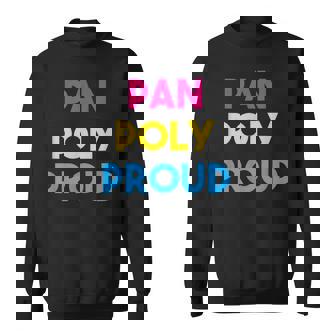 Pan Poly Proud Pansexual Pride Sweatshirt | Mazezy