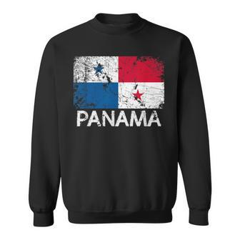 Panamanian Flag Vintage Made In Panama Sweatshirt | Mazezy DE