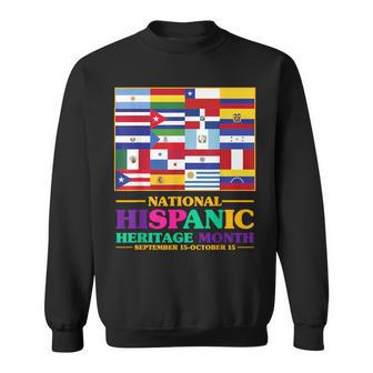 Hispanic Heritage Month Mes De La Herencia Hispana Sweatshirt - Monsterry UK
