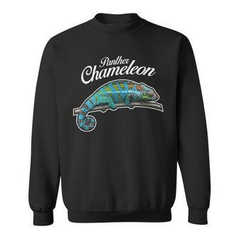 Panther Chameleon Panther Chameleon Sweatshirt | Mazezy
