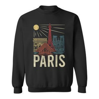 Paris France Paris Vacation Eiffel Tower Paris Souvenir Sweatshirt | Mazezy