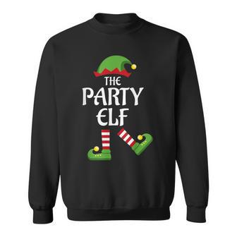 Party Elf Family Matching Group Christmas Dancing Sweatshirt - Seseable