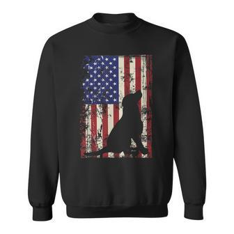 Patriotic Labrador 4Th Of July American Flag Sweatshirt - Monsterry