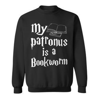 My Patronus Is Bookworm Librarian Book Lover Reader Sweatshirt | Mazezy
