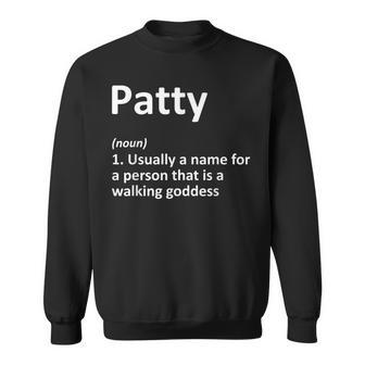 Patty Definition Personalized Name Funny Birthday Gift Idea Sweatshirt | Mazezy UK