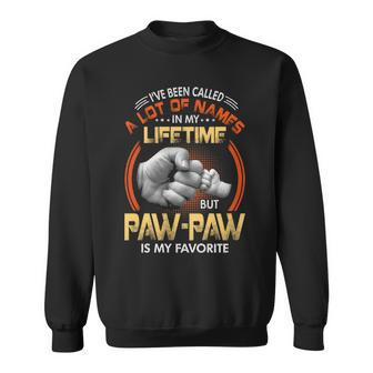 Pawpaw Grandpa Gift A Lot Of Name But Pawpaw Is My Favorite Sweatshirt - Seseable