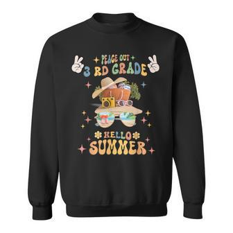 Peace Out 3Rd Grade Hello Summer Sweatshirt | Mazezy