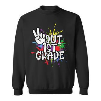 Peace Out First 1St Grade Class Of 2023 - Happy Last Day Sweatshirt | Mazezy