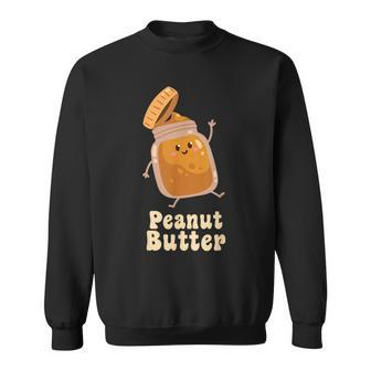 Peanut Butter & Jelly Matching Couple Halloween Best Friends Sweatshirt - Monsterry UK