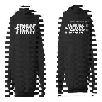 Pedicurist Job Title Work Uniform Costume Funny Sweatshirt | Mazezy