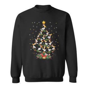 Pelican Lover Xmas Matching Pelican Christmas Tree Sweatshirt - Thegiftio UK