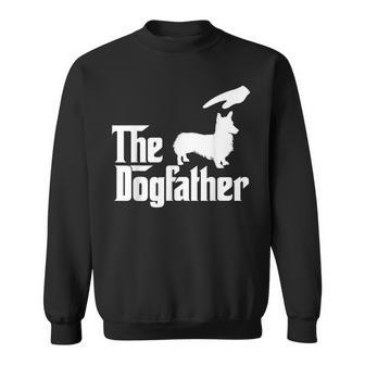 Pembroke Welsh Corgi The Dogfather Funny Dog Sweatshirt | Mazezy