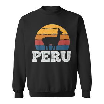 Peru Vicuna Peruvian Vintage Sweatshirt | Mazezy