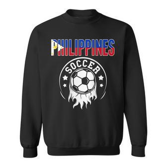 Philippines Soccer Fan Jersey Philippine Flag Football Lover Sweatshirt - Thegiftio UK