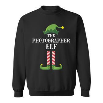 Photographer Elf Matching Family Group Christmas Party Sweatshirt - Monsterry DE