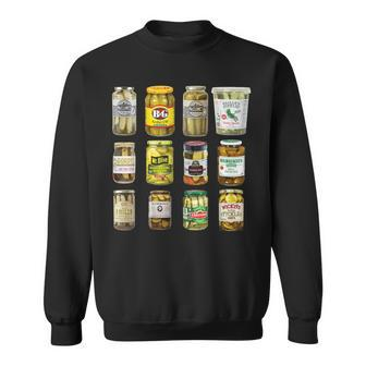 Pickle Social Viral Best Canned Pickles Jar Sweatshirt - Monsterry CA