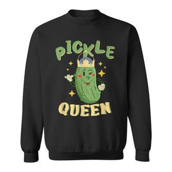 Pickle Queen Vegan Cucumber Vegetable Sweatshirt - Thegiftio UK
