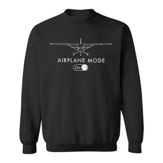 Pilot C172 Flying Airplane Mode Sweatshirt | Mazezy