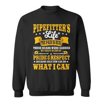 Pipefitter Steamfitter Tradesman Plumber Piping System Sweatshirt | Mazezy UK