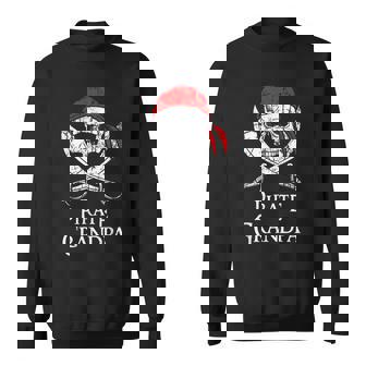 Pirate Grandpa Skull And Crossbones Flag Grandpa Funny Gifts Sweatshirt | Mazezy